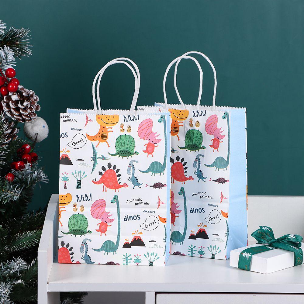 LAKAMIER Set 12 Túi Giấy Đựng Quà Họa Tiết Hoạt Hình Dễ Thương