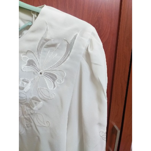 Áo sơmi Nhật thêu hoa cổ tròn free size thanh lý