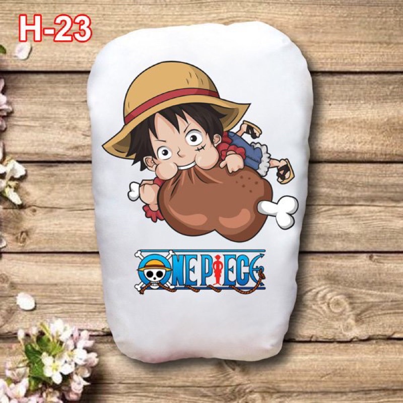 Gấu ôm one piece 2 mặt ảnh / Gối ngủ anime one piece