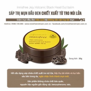 Sâp tiêu mụn đầu đen innisfree