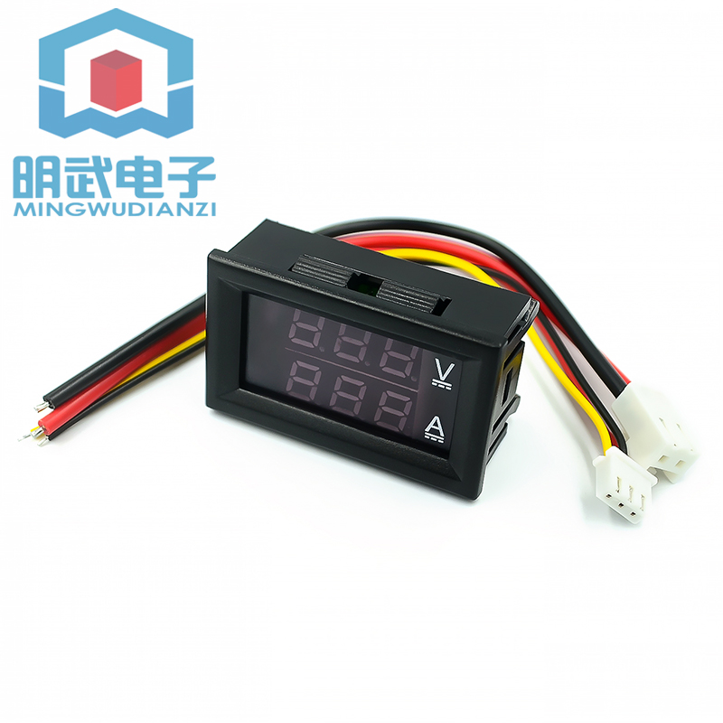 Vôn Kế Kỹ Thuật Số Màn Hình LED DC0-100V 1A 10A 50A 100A