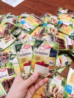 Bột Gelatin/Pudding/Bột nở RUF Hữu cơ Đức