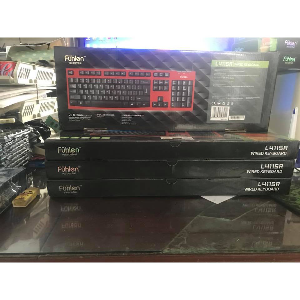 Bàn Phím chyên game Fuhlen L411SR chính hãng - Giá rẻ