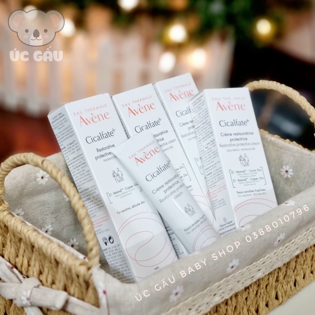 Kem dưỡng ẩm phục hồi da tổn thương Avène Cicalfate Repairing Cream 40ml