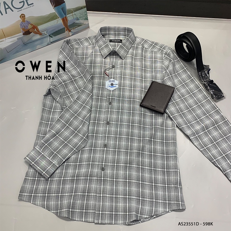 OWEN - Áo sơ mi dài tay Owen - Hàng mới về AS23551D