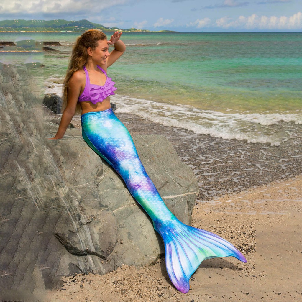 Bộ Đồ Bơi Đuôi Nàng Tiên Cá Dành Cho Mẹ Và Bé Gái