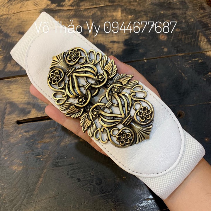 Đai thắt lưng phối váy