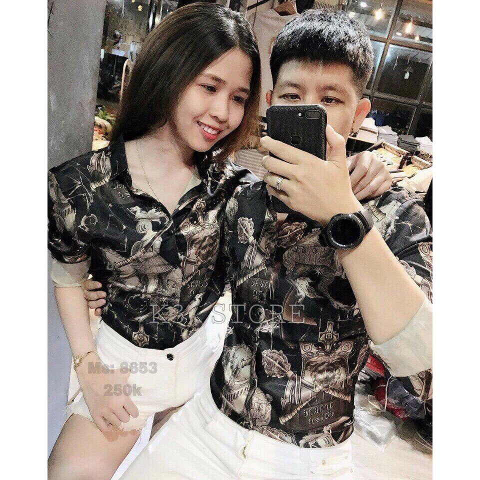 Áo Sơ Mi Đôi Nam Nữ Cao Cấp