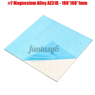 1 Tấm Kim Loại Ma-Magiê Az31B 1mm X 100mm X 100mm