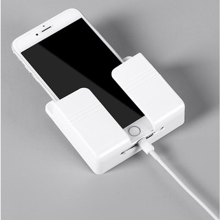 ❌SIÊU RẺ❌ Giá Để Điện Thoại Dán Tường - Khay Đỡ Sạc Điện Thoại, Đựng Remote, Điều Khiển Tiện Lợi 88245