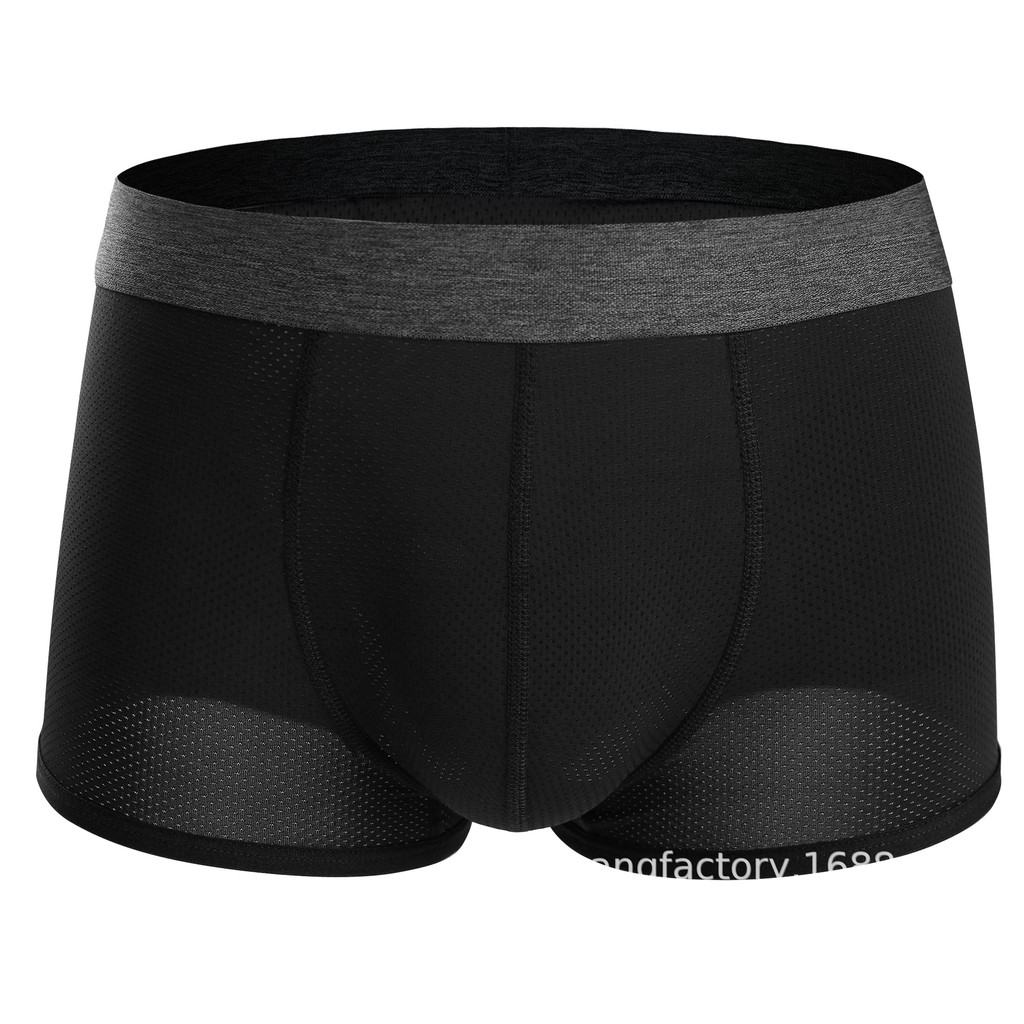 ★  QUẦN LÓT BOXER NAM SỊP ĐÙI THUN LƯỚI CO GIÃN THOÁNG MÁT THẤM HÚT MỒ HÔI TỐT BẢNG LƯNG TRƠN MÀU CAO CẤP