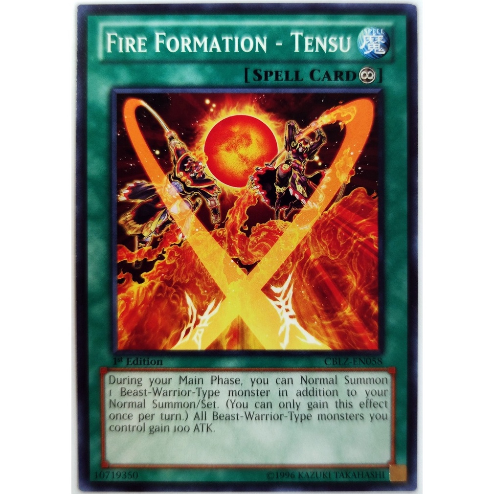 [Thẻ Yugioh] Fire Formation - Tensu |EN| Common