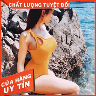 Bikini 1 Mảnh Nơ Vai, Áo Tắm Nữ Đẹp - KÈM ẢNH THẬT