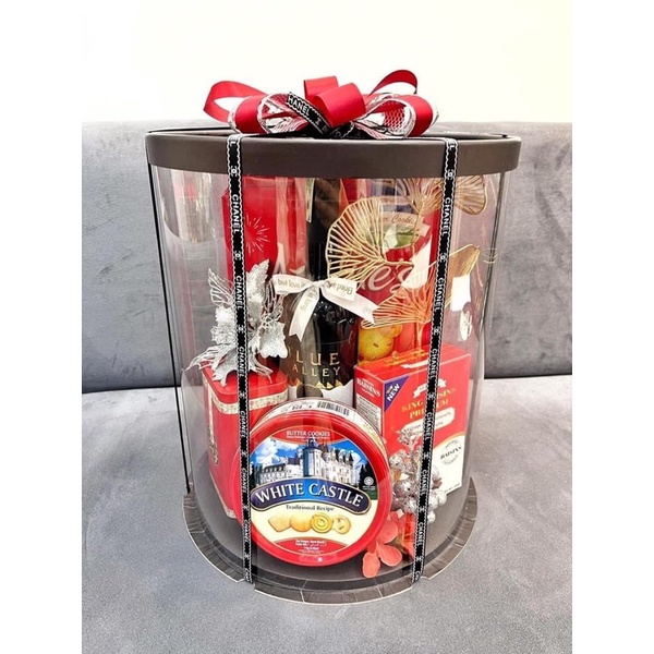 Hộp đựng quà mica trong suốt tròn 30x35cm(Giá 1 hộp) | BigBuy360 - bigbuy360.vn