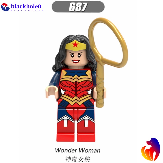 Đồ chơi mô hình lắp ráp nhân vật siêu anh hùng DC Batman Superman Aquaman Wonder Woman Justice League