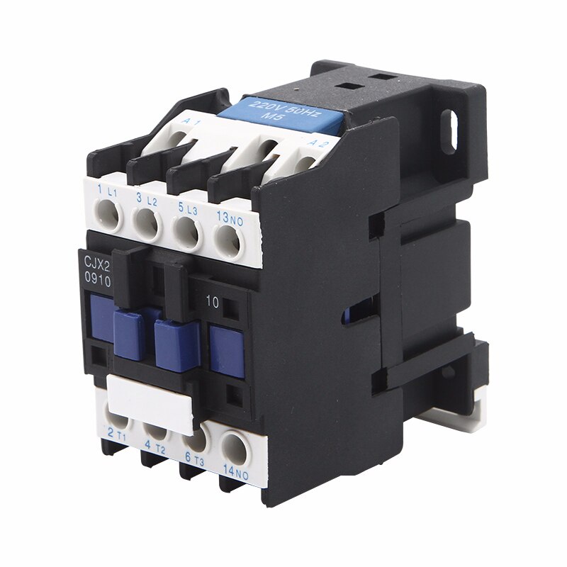 Rơ Le Khởi Động 24V 36V 110V 220V 380V CJX2-0910 LC1-D AC 9A Din 3P + 1NO
