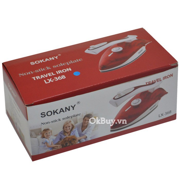 Bàn ủi hơi nước mini SOKANY LX-368