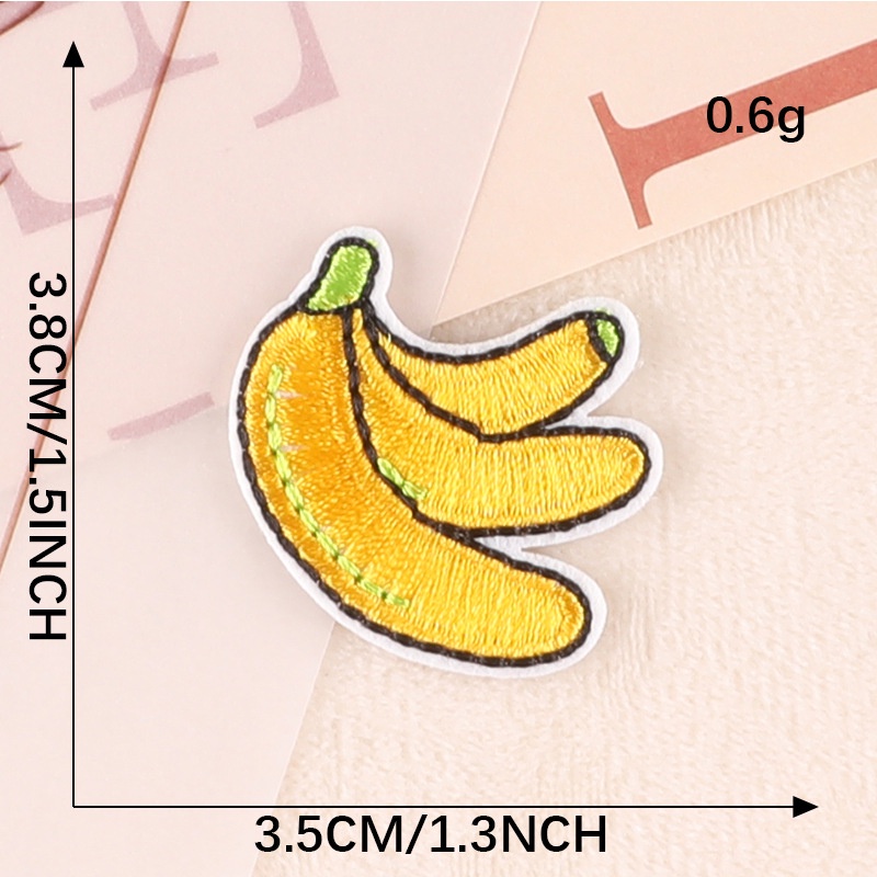 Sticker Ủi Thêu Hình Trái Cherry Hoạt Hình Dễ Thương