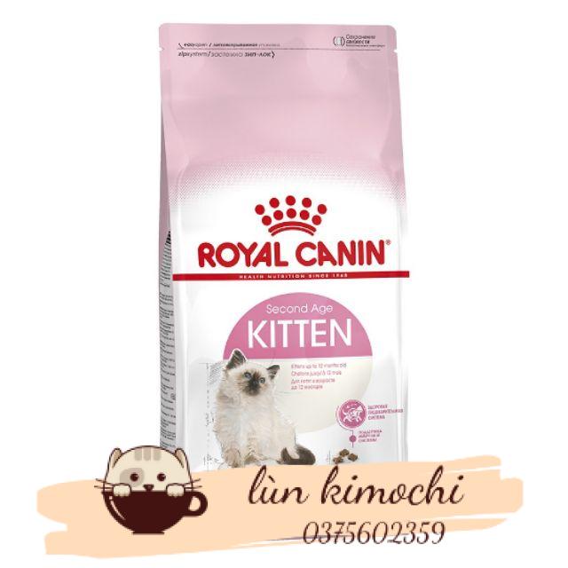 Thức ăn cho mèo Royal canin kitten 1kg(bao chia chân không)