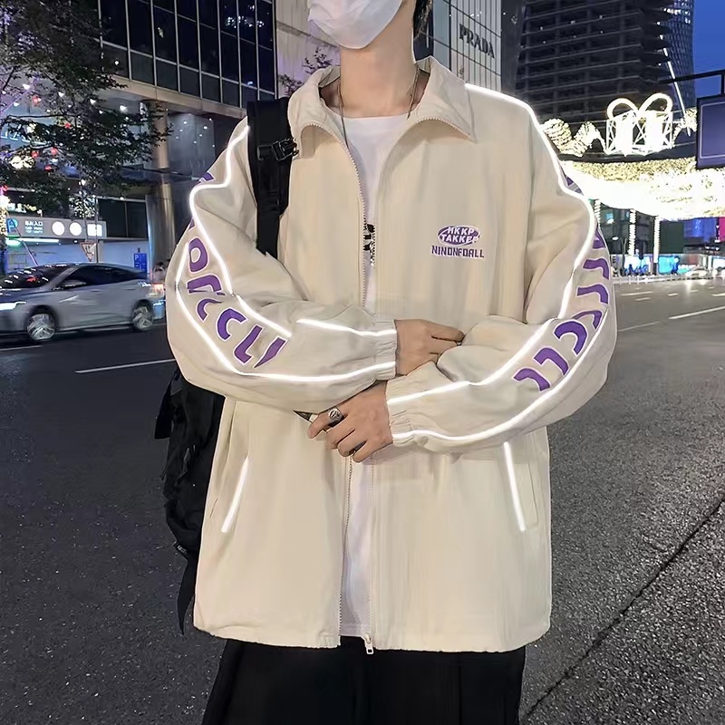 Áo khoác nam form rộng vải dù cao cấp áo bomber thời trang Hàn Quốc dáng Unisex nam nữ bigsize gió 2 lớp top Jacket