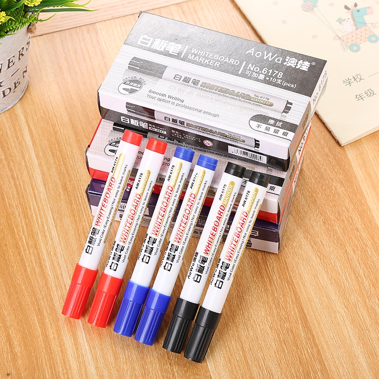 Bút viết bảng, dễ lau, bền, nhanh khô, bút dạ gốc nước, bút xóa được