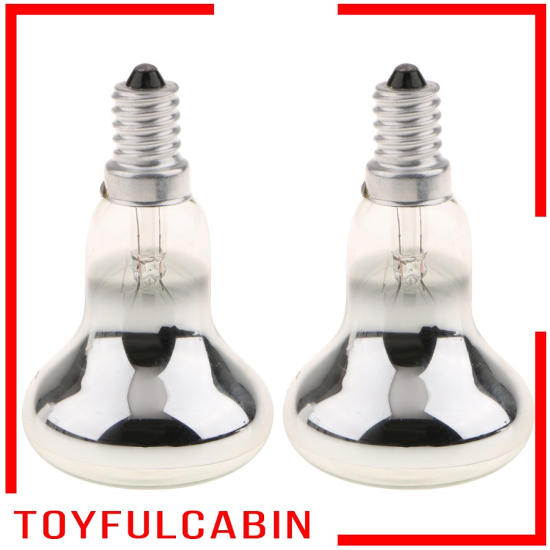 Set 2 bóng đèn sợi tóc vonfram R50 SES E14 40W