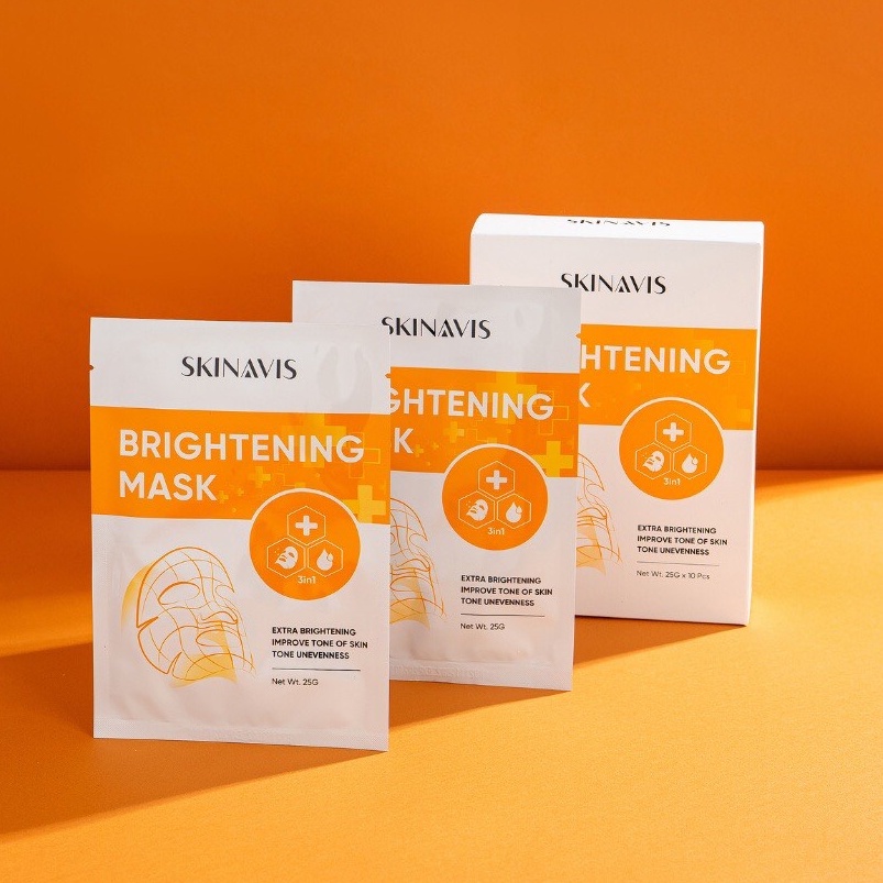 (CHÍNH HÃNG) Mặt Nạ Trắng Da Skinavis Brightening Mask