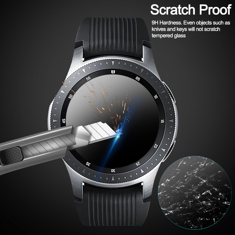 Set 1 / 3 Kính Cường Lực Chuyên Dụng Cho Đồng Hồ Samsung Galaxy Watch 42mm 46mm Gear Sport S2 S4 S3