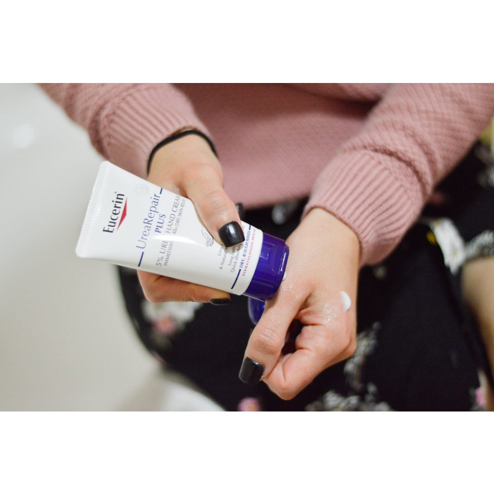 Kem dưỡng da tay EUCERIN UREA REPAIR PLUS 5% UREA + CERAMIDE & N.M.F 75ML