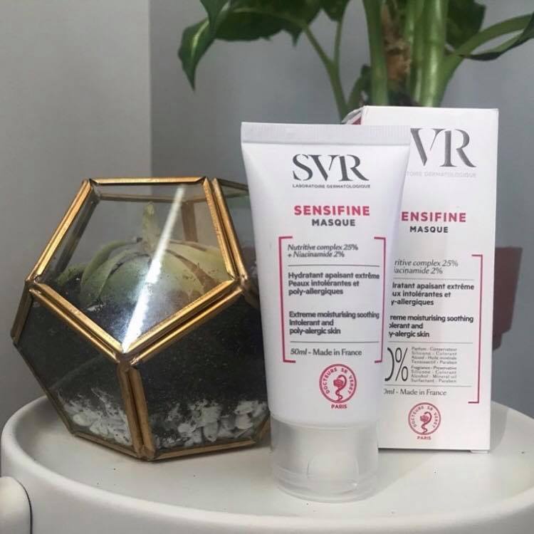 Kem dưỡng ẩm giúp làm da mềm dịu dành cho da khô và da bị kích ứng SVR SENSIFINE Masque 50ml