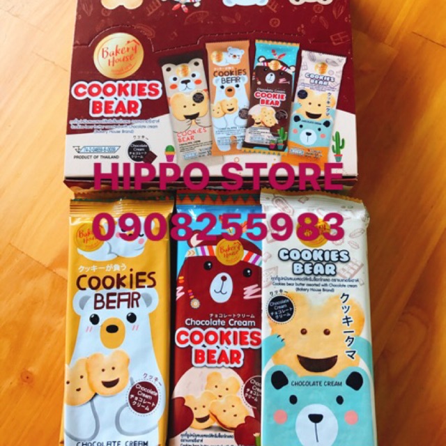 BÁNH COOKIE BEAR THÁI LAN