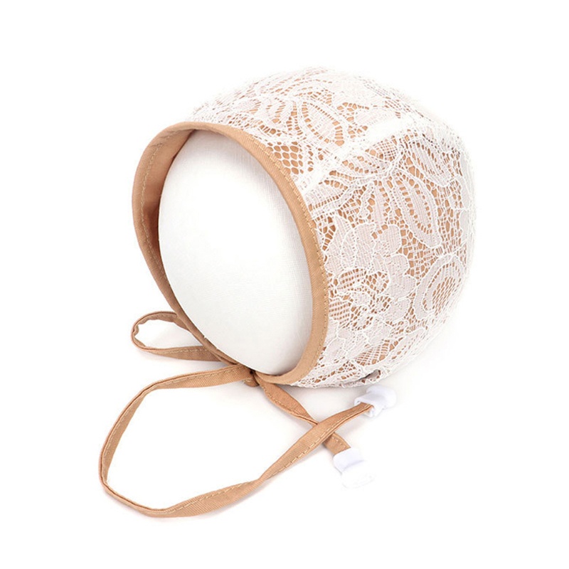 Mũ Chống Nắng Phối Ren Hoa Dễ Thương Cho Bé Gái