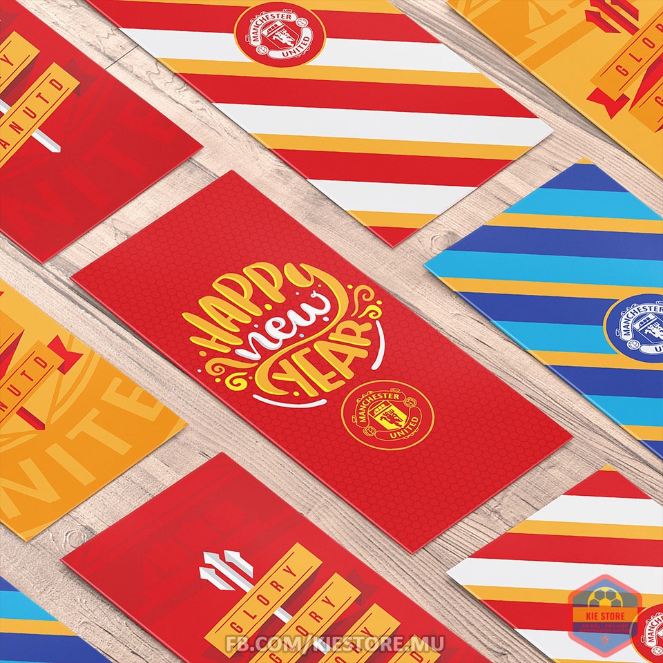 Set Bao lì xì năm mới 2022 CLB bóng đá Manchester United siêu đẹp, độc, lạ_Kie Store - Shop MU