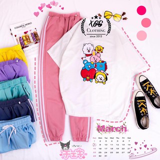 Bộ Đồ Quần Áo Thời Trang Ulzzang Style Nữ Mùa Hè Ngắn Tay Mặc Đi Học - Đi Chơi In Cartoon 3D Hoạt Hình Thú BT