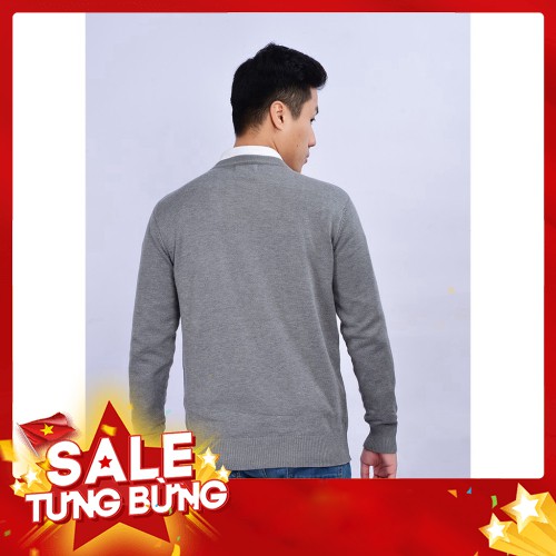 -HÀNG NHẬP KHẨU Áo len nam cổ tròn, viền trong 1 màu - N827 - HQLENS Liên hệ mua hàng 084.209.1989