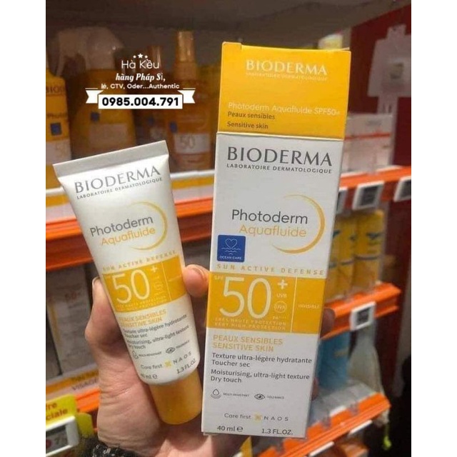 Kem, xịt chống nắng Bioderma Photoderm spf50 cho người lớn, trẻ em