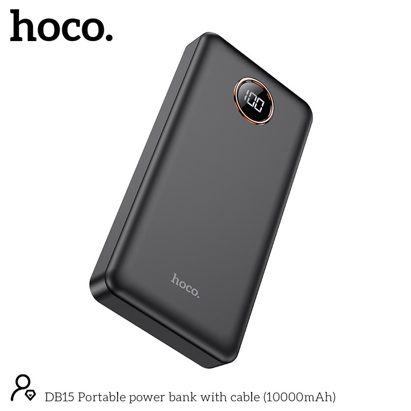 ⚡HOCO⚡Cục sạc Dự Phòng sam sung ,anker-DB15-10000mah -Pin sạc dự phòng iphone -hỗ trợ các dòng máy xiaomi ,ip ,oppo