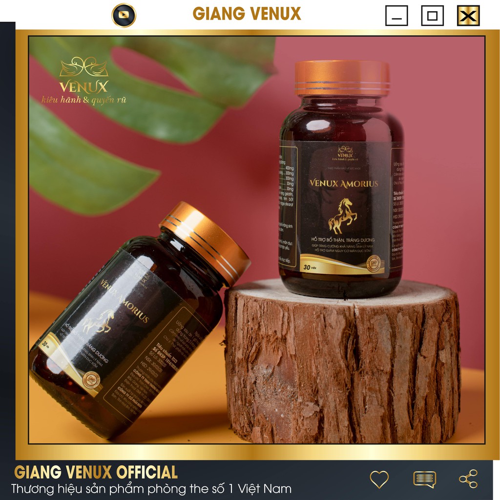 Viên Uống khỏe sinh lý, tăng thời gian yêu,cải thiện tình trạng ra sớm Amorious Venux