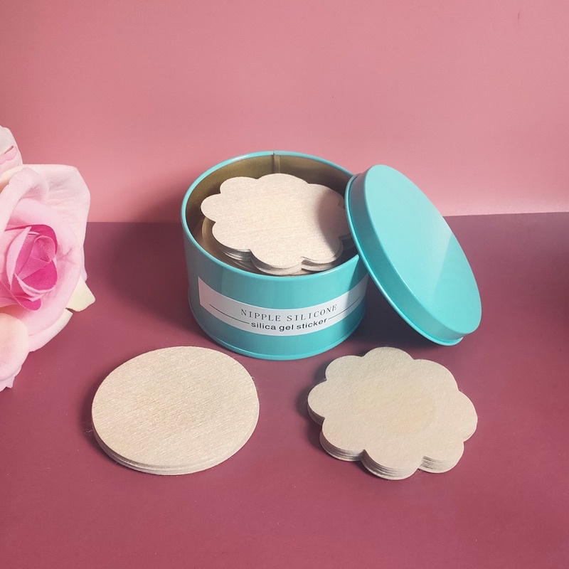 COMBO 30 đôi dán ti giấy lụa AD003 phụ kiện đồ lót mặc áo hở lưng, trễ vai