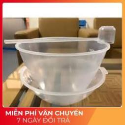 ( NHỰA PP) bát ướp lạnh rượu kèm gáo múc dung tích 1.2l rượu