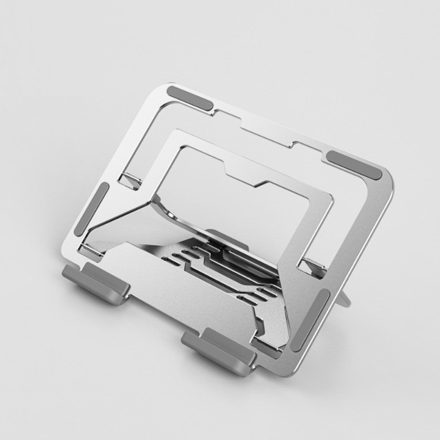 Kệ Đỡ Macbook Ipad Nhôm Gấp Gọn Để Bàn Hỗ Trợ Tản Nhiệt 14 inch, 15.6 inch, 17 inch Cao Cấp T620