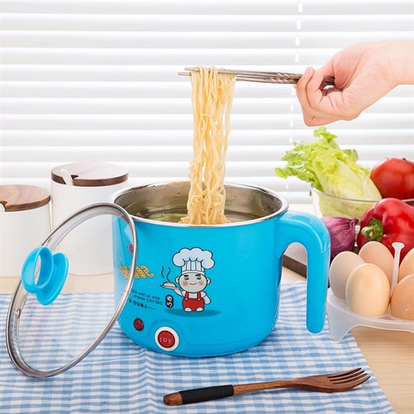 Ca Nấu Mỳ- Nồi Lẩu Mini Cookingpoot Có Tay Cầm, Kèm Giá Hấp Nhựa