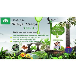 {SẢN PHẨM CHÍNH HÃNG} Tinh dầu răng miệng Tâm An