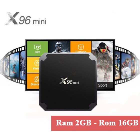 ĐẦU THU  TV Box X96 mini 2G 16G cấu  hình mạnh giá rẻ, giá cực ưu đãi