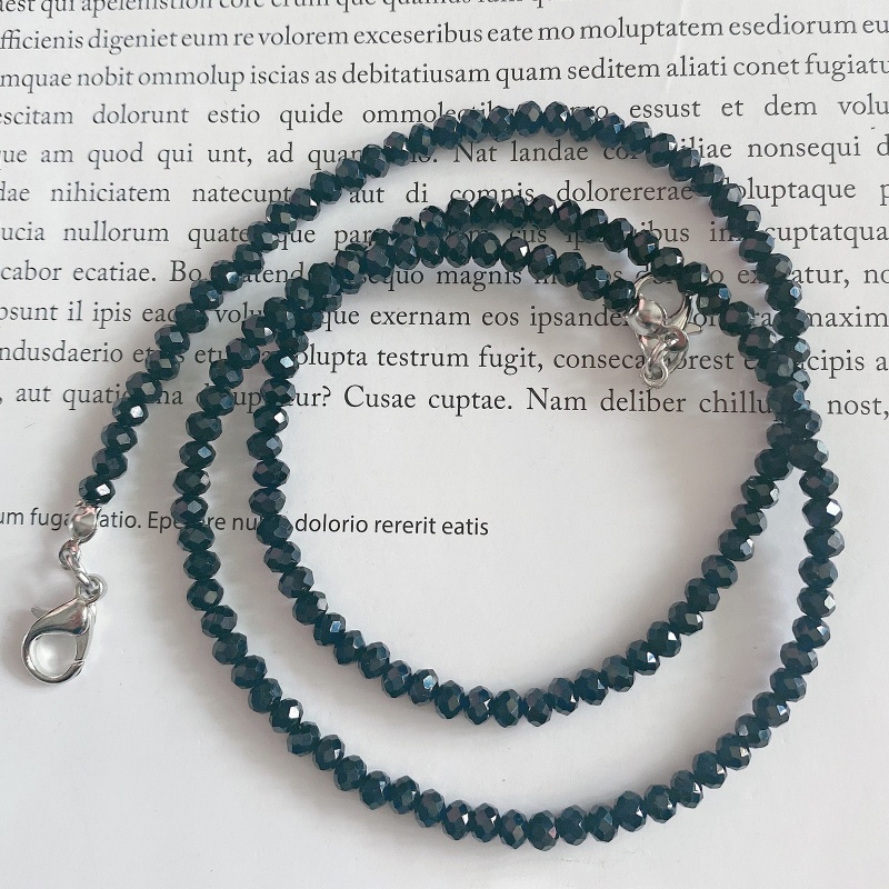 Giá Đỡ Mắt Kính / Vòng cổ Chuỗi Hạt Pha Lê Lấp Lánh Giúp Tiết Kiệm Tai