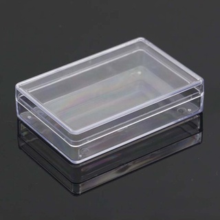 Rectangular Transparent Plastic Storage for Case Playing Card Container for Club