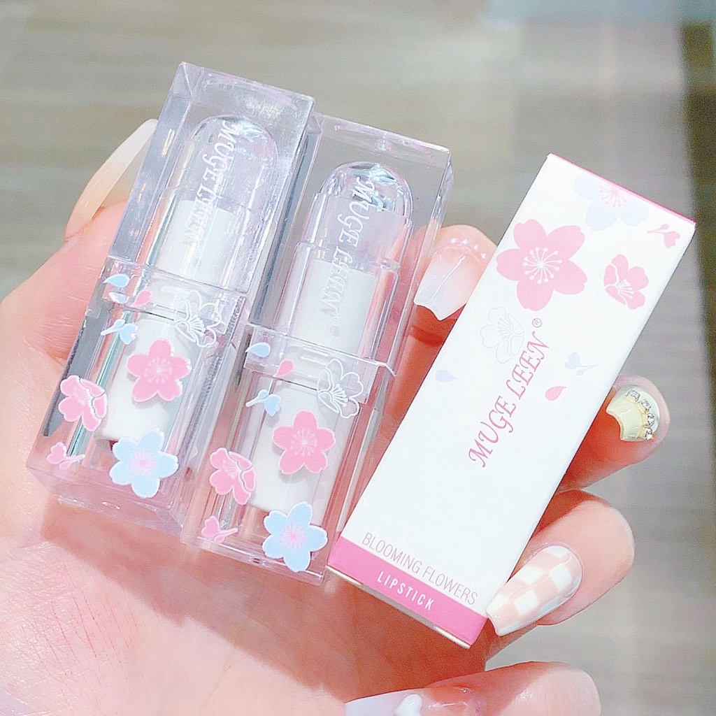 Son Lì MUGE LEN Blossoming Nhẹ Nhàng Không Phai Màu