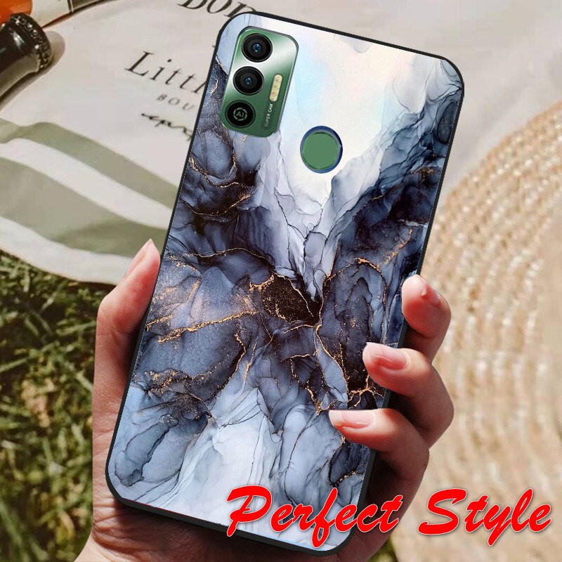 Ốp lưng Phủ bóng Vân Đá Tecno pova 2 3 Spark 7 7T Spark 6 go Pop 5 LTE Spark 8c