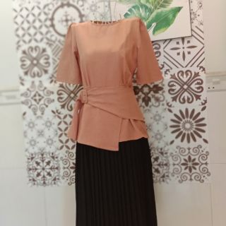 Áo peplum công sở nữ