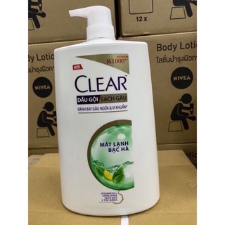 Dầu gội Clear Bạc Hà mới với công thức dầu gội GEL 1,4kg